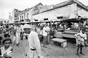 Market scene; Cartagena, Colombia; 1974