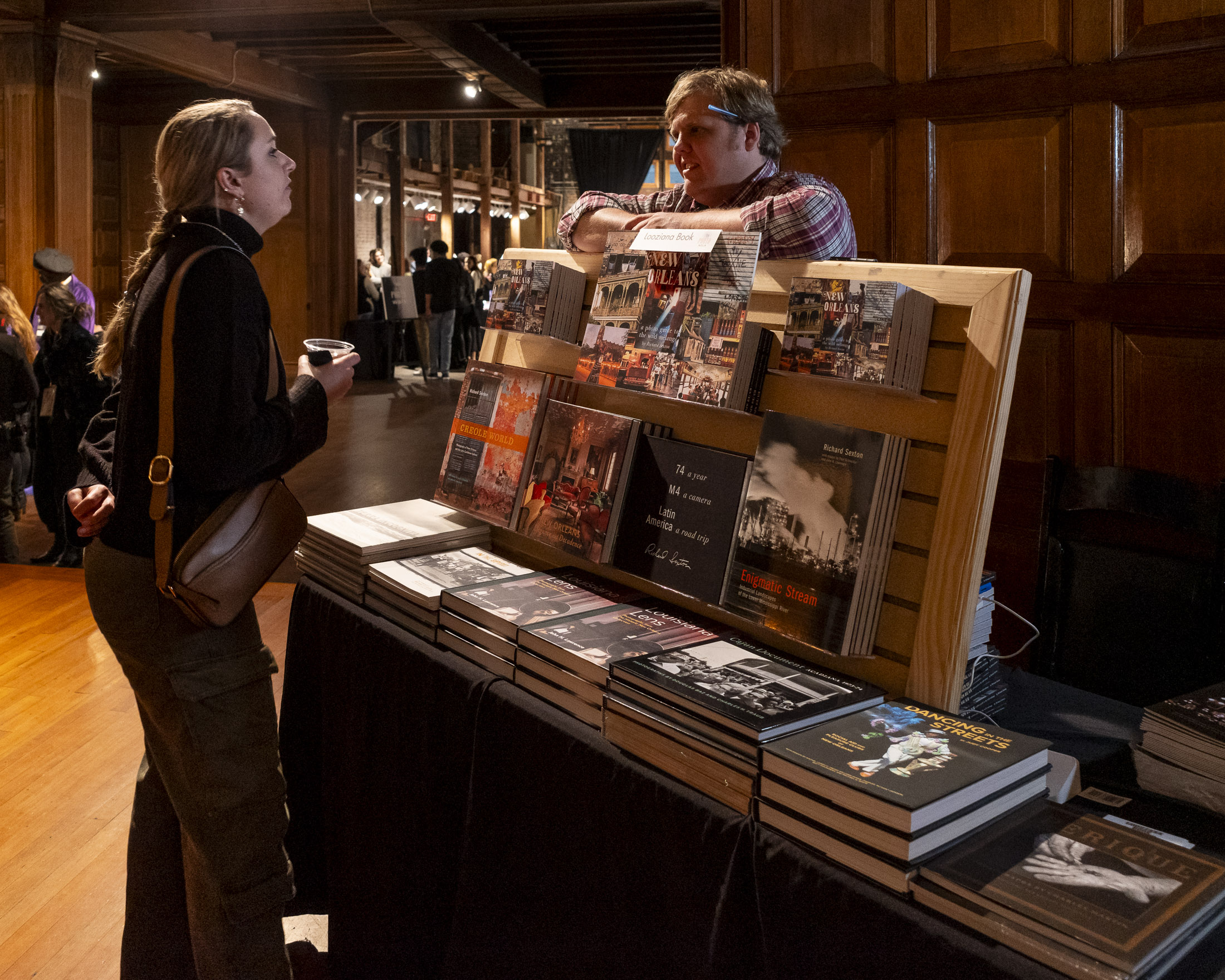 John Cavalier of Looziana Book Company @ the PhotoNOLA Book Fair ...